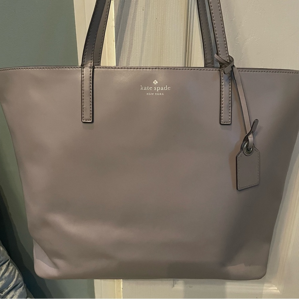 kate spade Elegant Gray Tote Handbag